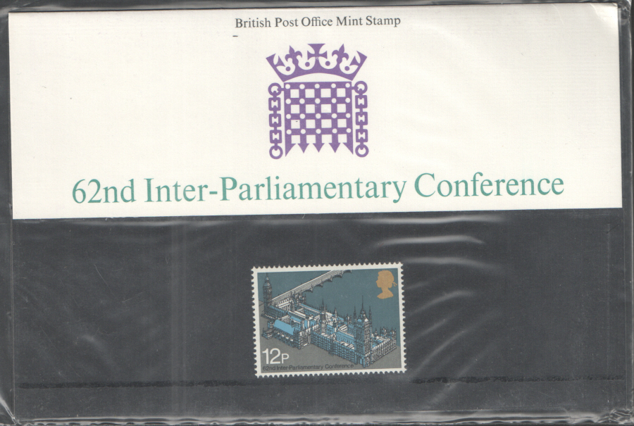 (image for) 1975 Inter-Parliamentary Conference Royal Mail Presentation Pack 74 - Click Image to Close